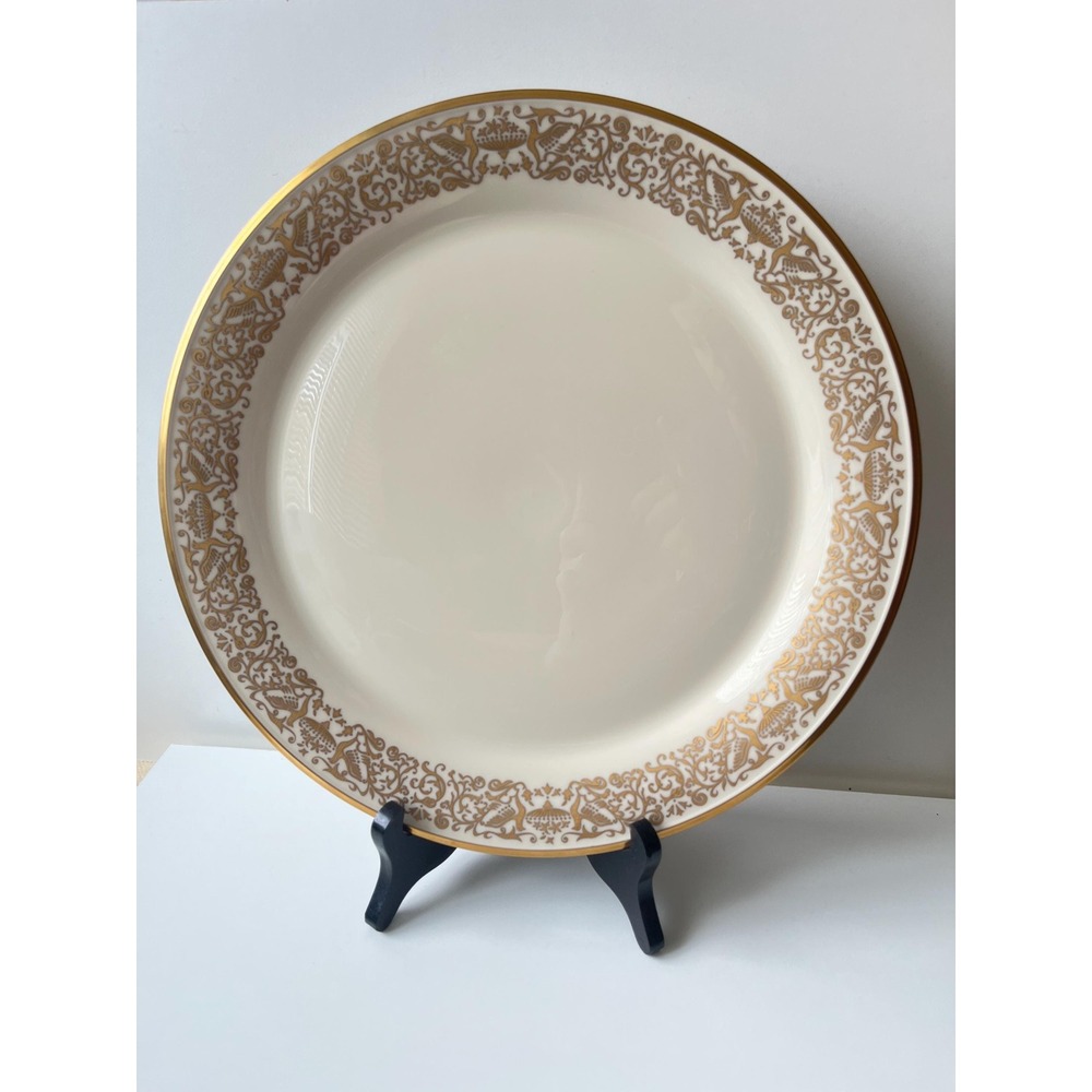 Lenox Gold Trim Tuscany Platter Ivory Vintage
